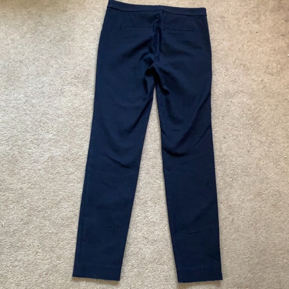 J. CREW Size 2 RYDER Navy Blue Slacks EUC - Picture 7 of 7